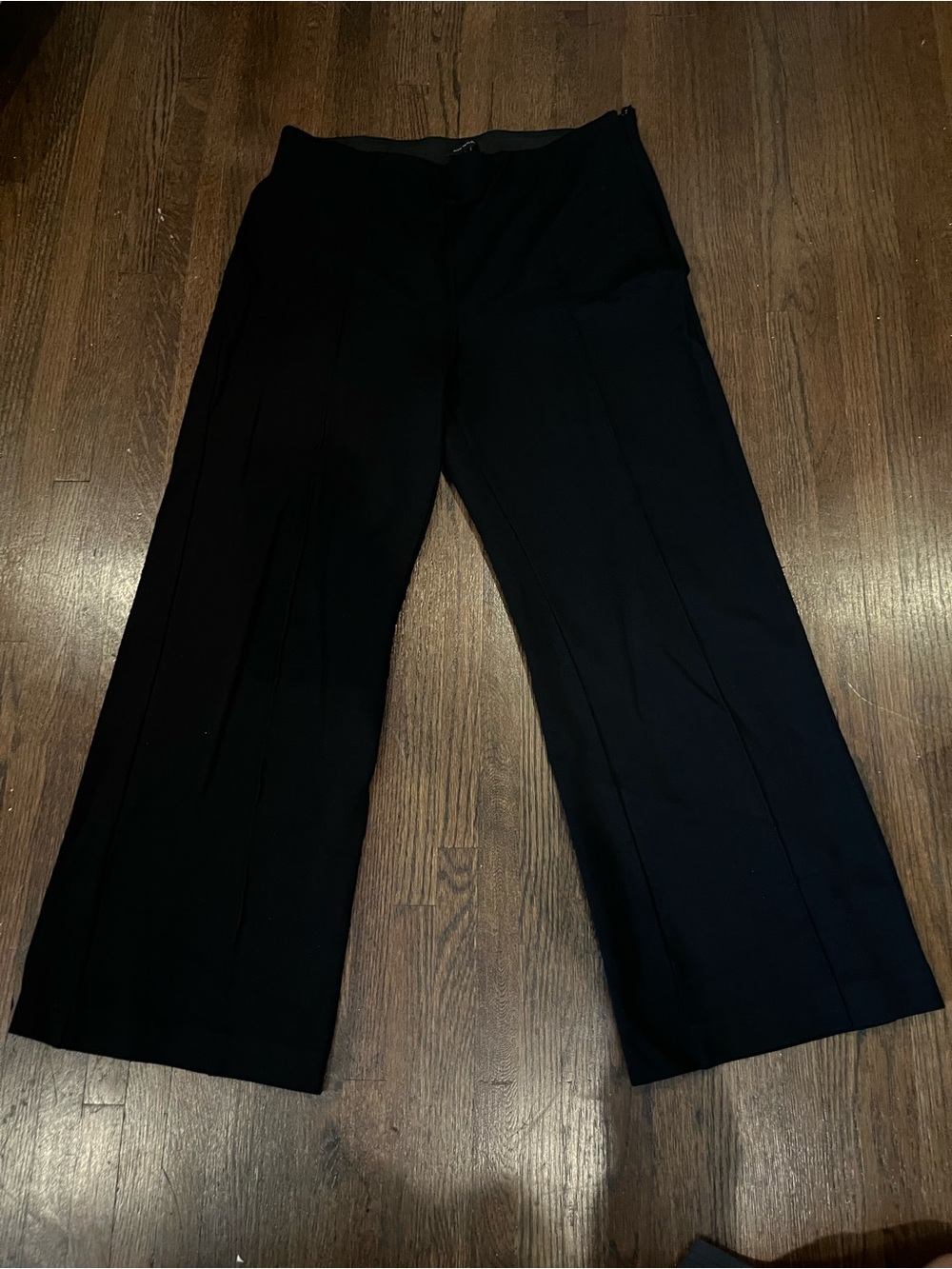 Ann Taylor Black Straight-leg Dresspants